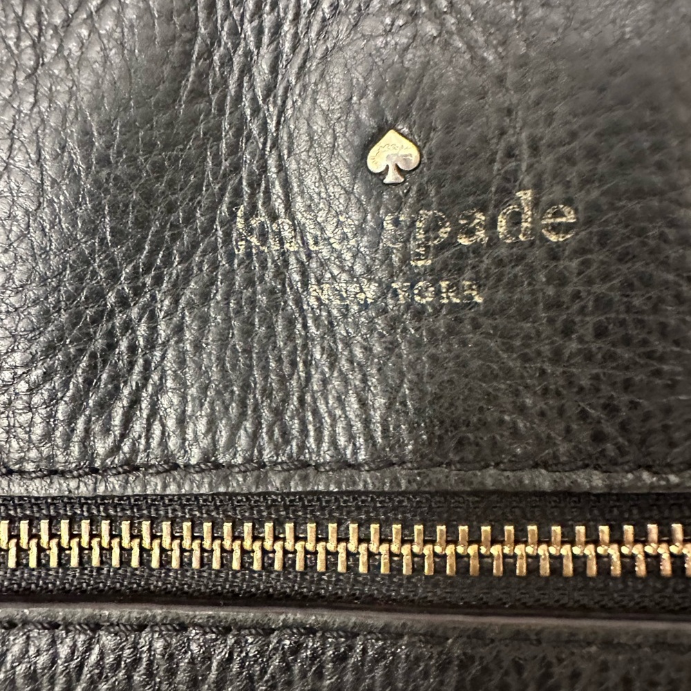 Kate Spade Black Leather Crossbody Bag - Picture 2 of 15
